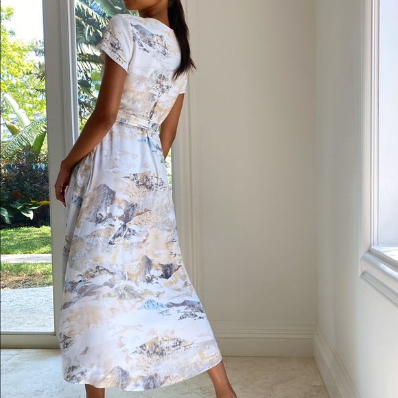 Babaton slit wrap dress - Picture 5 of 7